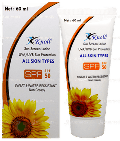 Knoll Spf 50 Sun Screen Lotion 60Ml
